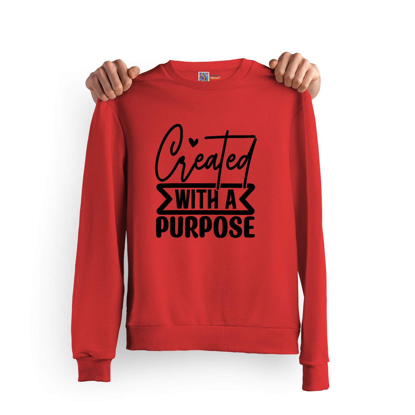 I'm the purpose: Comfortable Crewneck Sweatshirt - Cozy Pullover Christian Sweater - All i Want USA    